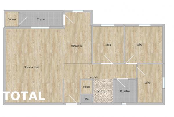 Slika 1 - Stan,NOVI SAD,LIMAN 1,kv: 72.00, € 220000, ID: 1100618