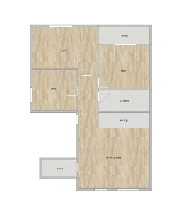 Slika 11 - Stan,NOVI SAD,ADICE,kv: 75.00, € 164800, ID: 1100593