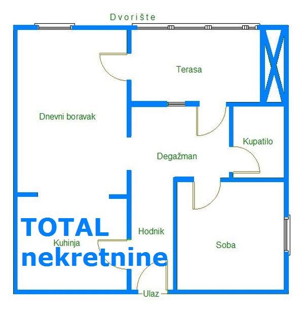 Slika 5 - Stan,NOVI SAD,NOVO NASELJE -  BISTRICA,kv: 54.00, € 118450, ID: 1084430