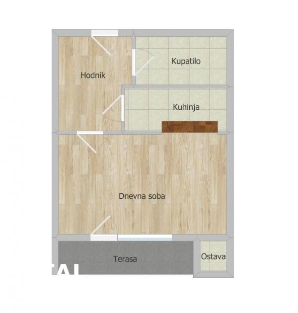 Slika 7 - Stan,NOVI SAD,CENTAR,kv: 32.00, € 107120, ID: 1099814