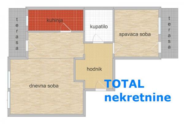 Slika 8 - Stan,NOVI SAD,NOVO NASELJE -  BISTRICA,kv: 63.00, € 160680, ID: 1062842