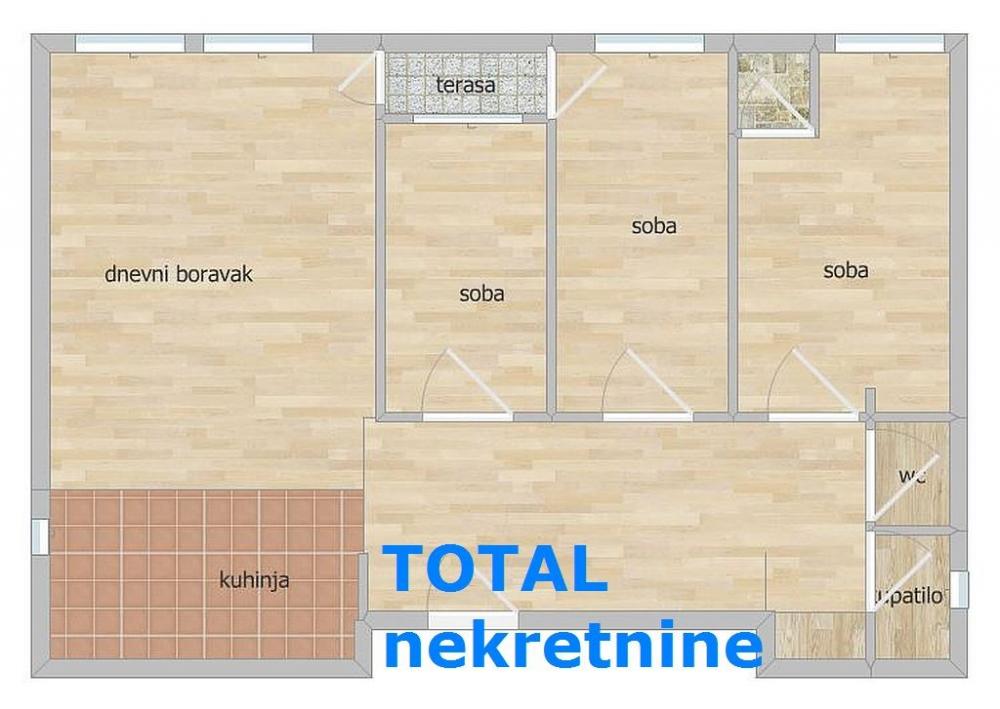 Slika 7 - Stan,NOVI SAD,NOVA DETELINARA,kv: 86.00, € 175100, ID: 1092108