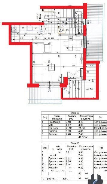 Slika 1 - Stan,NOVI SAD,NOVO NASELJE,kv: 100.00, € 260000, ID: 1098586