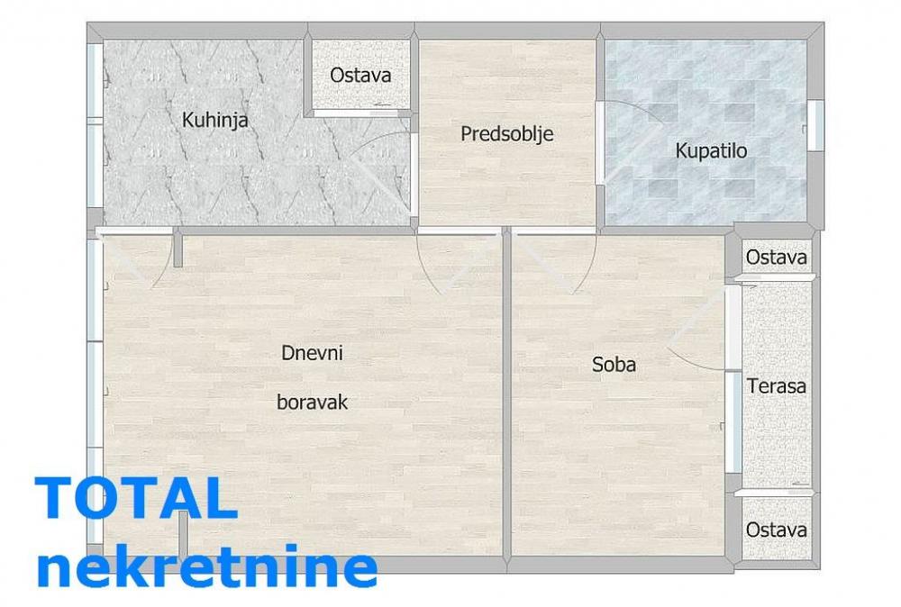 Slika 8 - Stan,NOVI SAD,CENTAR,kv: 60.00, € 185400, ID: 1096580