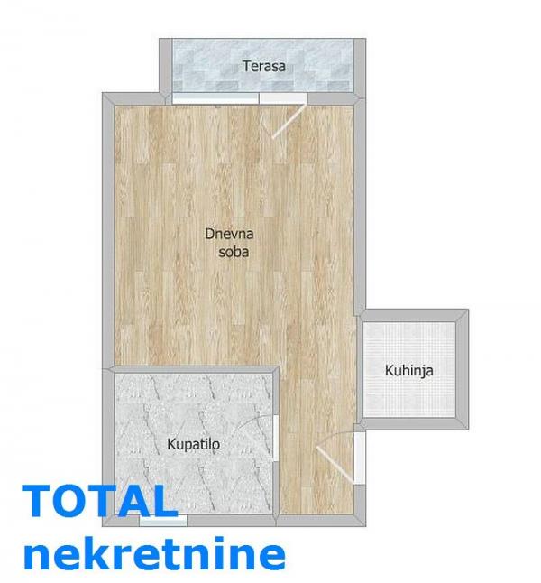 Slika 9 - Stan,NOVI SAD,CENTAR,kv: 30.00, € 103000, ID: 1092469