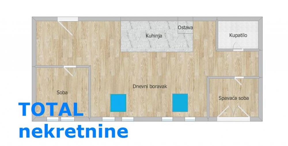 Slika 9 - Stan,NOVI SAD,CENTAR,kv: 49.00, € 155000, ID: 1094678