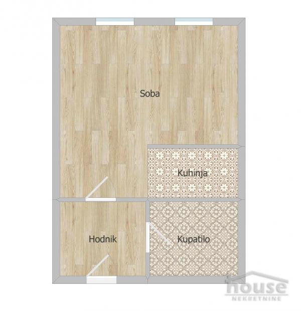 Slika 1 - Stan,NOVI SAD,CENTAR,kv: 29.00, € 105000, ID: 1064100