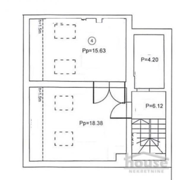 Slika 2 - Stan,NOVI SAD,GRBAVICA,kv: 100.00, € 193000, ID: 1063723