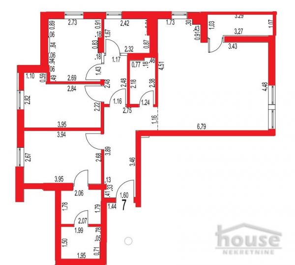 Slika 1 - Stan,NOVI SAD,BULEVAR EVROPE,kv: 85.00, € 221000, ID: 1063245