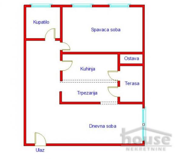 Slika 1 - Stan,NOVI SAD,SAJAM,kv: 66.00, € 125500, ID: 1063788