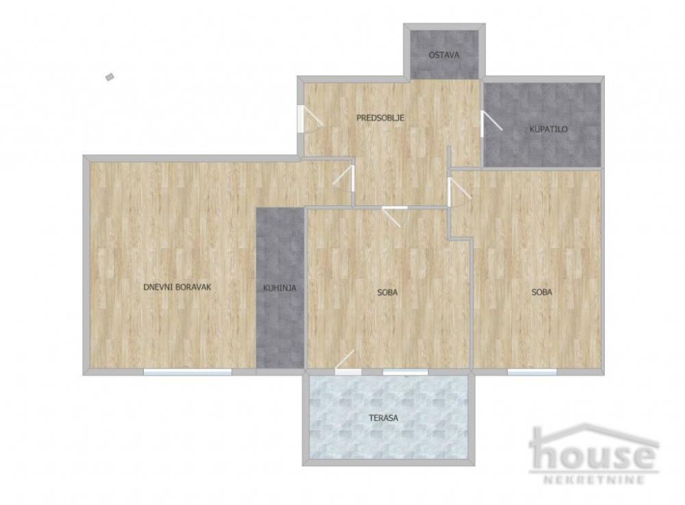 Slika 1 - Stan,NOVI SAD,GRBAVICA,kv: 52.00, € 140000, ID: 1063780