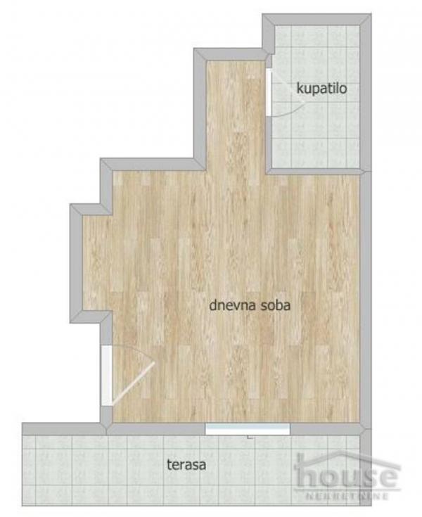 Slika 1 - Stan,NOVI SAD,GRBAVICA,kv: 28.00, € 68000, ID: 1064072