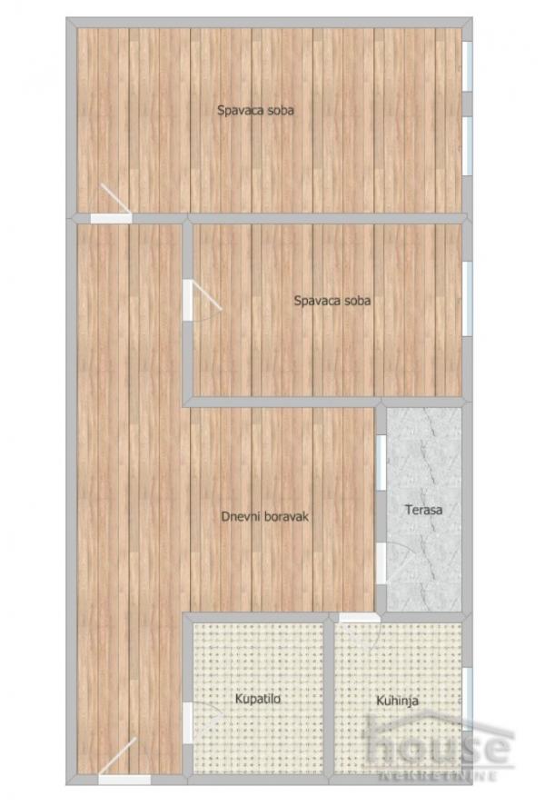 Slika 1 - Stan,NOVI SAD,CENTAR,kv: 55.00, € 167750, ID: 1063589