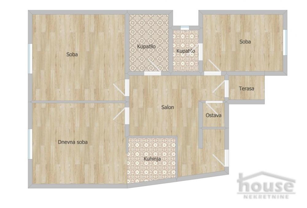 Slika 1 - Stan,NOVI SAD,CENTAR,kv: 85.00, € 297500, ID: 1063504