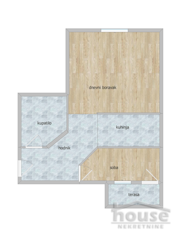 Slika 1 - Stan,NOVI SAD,CENTAR,kv: 41.00, € 115000, ID: 1063516