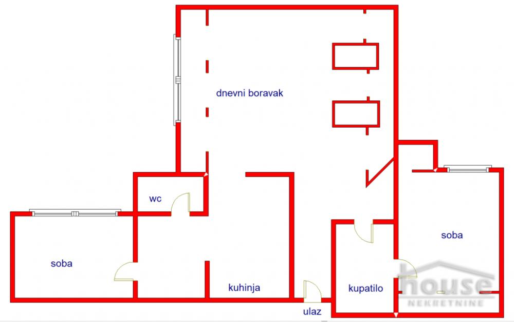 Slika 1 - Stan,NOVI SAD,NOVO NASELJE,kv: 73.00, € 160000, ID: 1063046