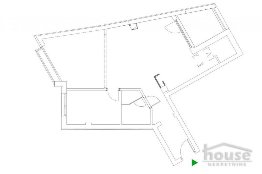 Slika 1 - Stan,NOVI SAD,PODBARA,kv: 63.00, € 198450, ID: 1062672