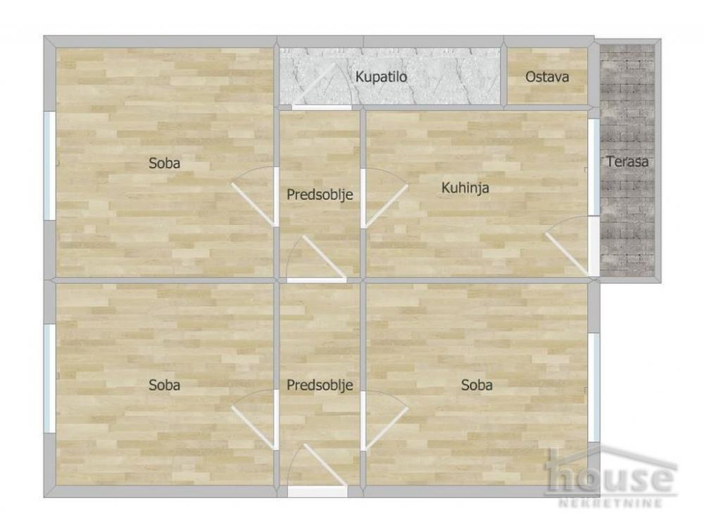 Slika 1 - Stan,NOVI SAD,CENTAR,kv: 82.00, € 254000, ID: 1062238