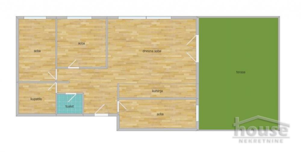 Slika 1 - Stan,NOVI SAD,TELEP,kv: 96.00, € 300000, ID: 1063352