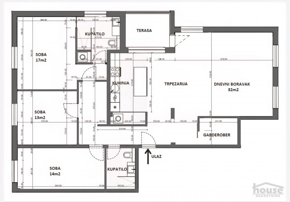 Slika 1 - Stan,NOVI SAD,CENTAR,kv: 132.00, € 500000, ID: 1063889