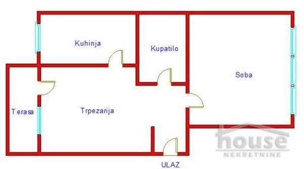 Slika 1 - Stan,NOVI SAD,NOVO NASELJE,kv: 46.00, € 105000, ID: 1061642