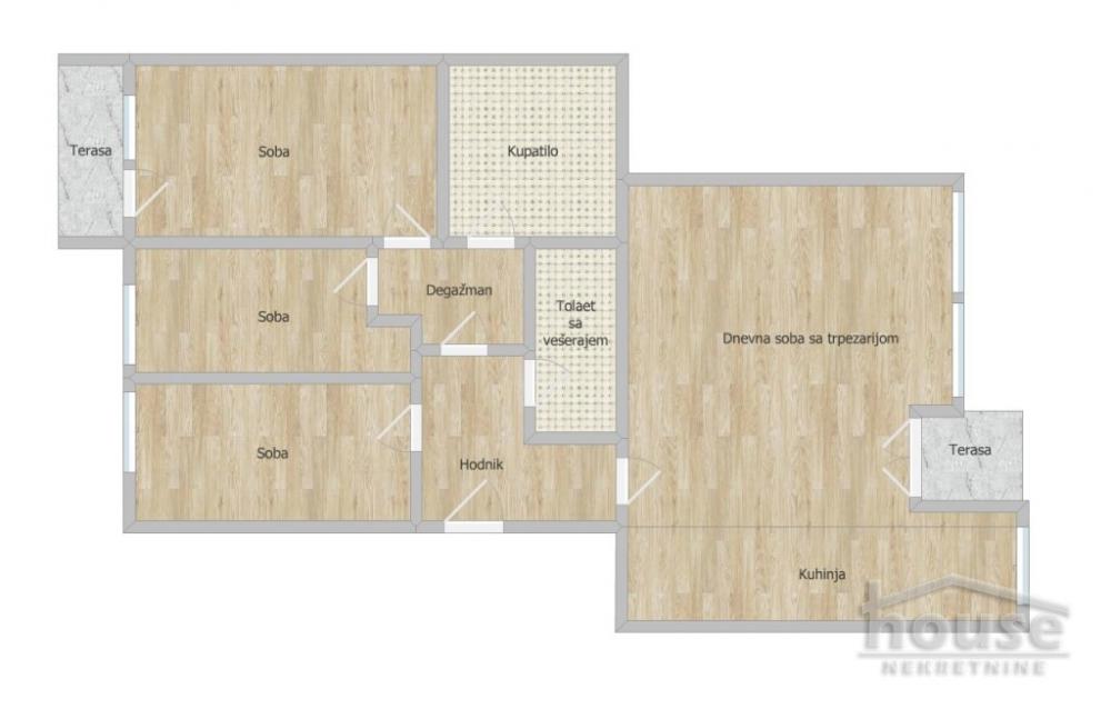 Slika 1 - Stan,NOVI SAD,BULEVAR PATRIJARHA PAVLA,kv: 84.00, € 235000, ID: 1063636