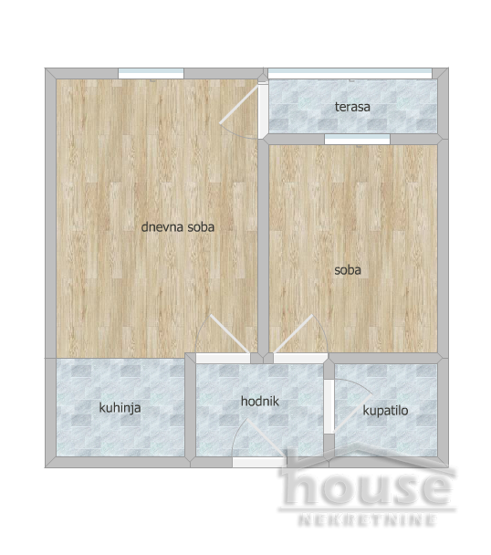 Slika 1 - Stan,NOVI SAD,NOVA DETELINARA,kv: 41.00, € 120000, ID: 1062175