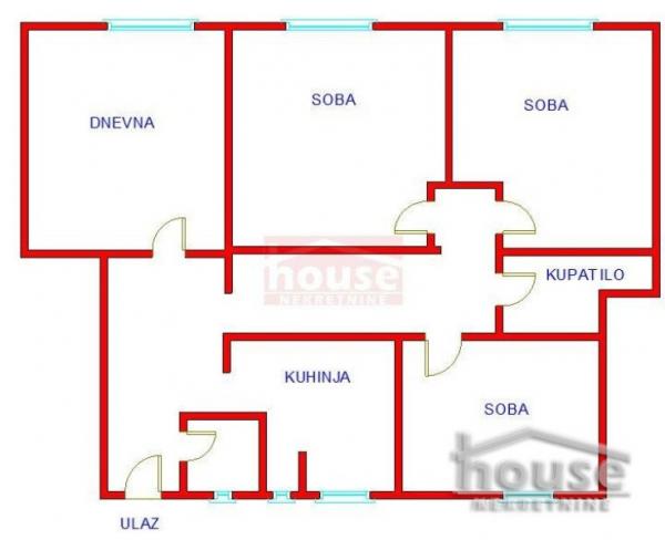Slika 1 - Stan,NOVI SAD,CENTAR,kv: 100.00, € 525300, ID: 1057639