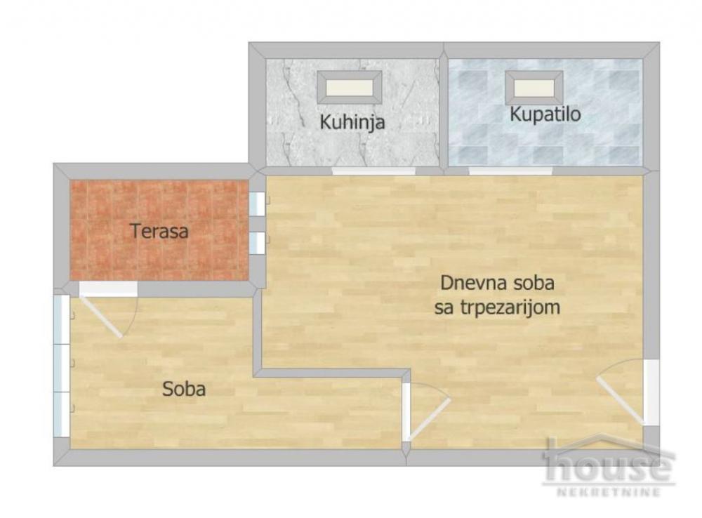 Slika 1 - Stan,NOVI SAD,CENTAR,kv: 26.00, € 76220, ID: 1062608