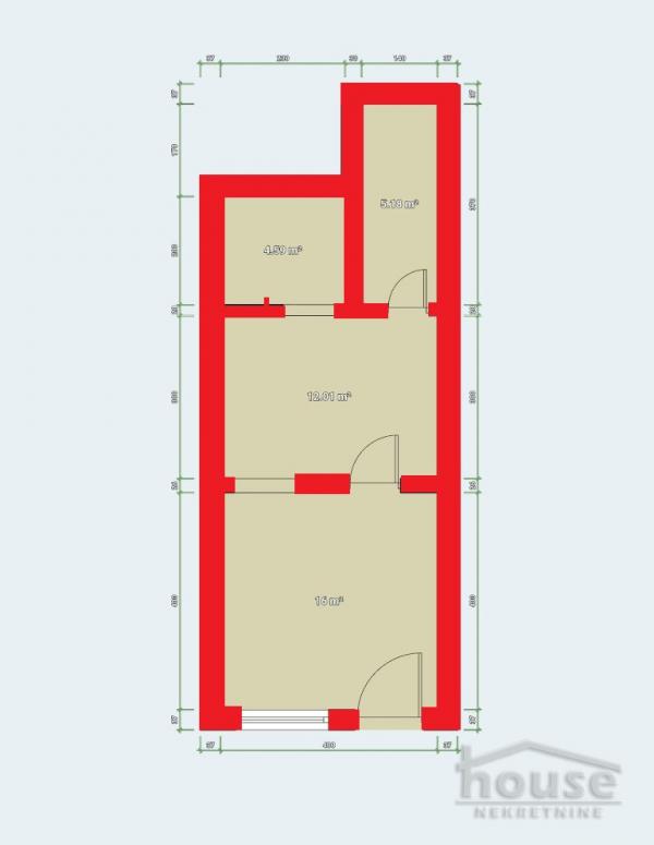 Slika 1 - Stan,NOVI SAD,PODBARA,kv: 36.00, € 87000, ID: 1063047