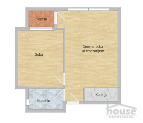 Glavna slika -Stan,NOVI SAD,ADICE,kv: 41.00, € 92900, ID: 1064005