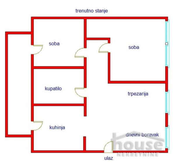 Slika 1 - Stan,NOVI SAD,CENTAR,kv: 157.00, € 185400, ID: 1057294