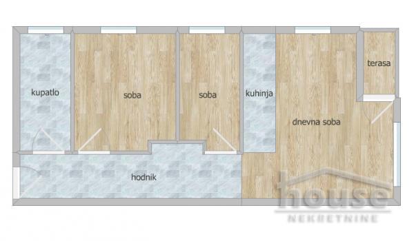 Glavna slika -Stan,NOVI SAD,TELEP,kv: 53.00, € 159000, ID: 1063734