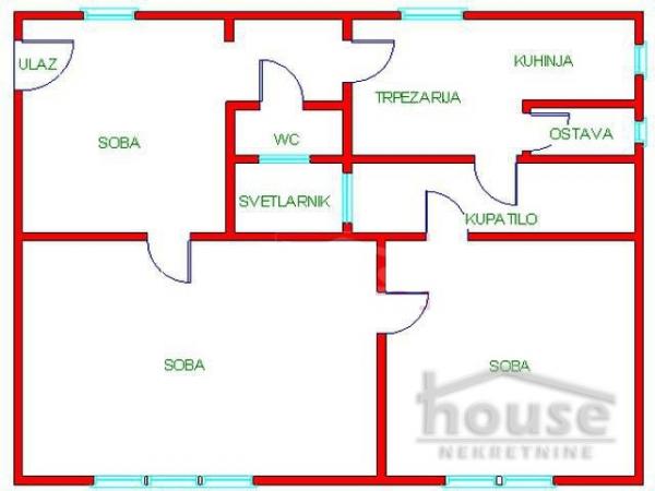 Slika 1 - Stan,NOVI SAD,CENTAR,kv: 106.00, € 318000, ID: 1060318