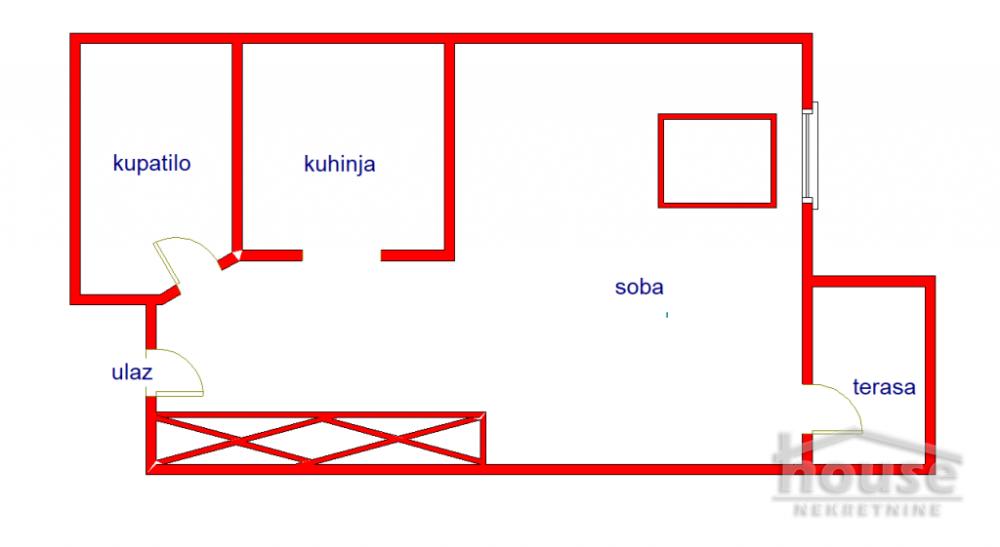 Slika 1 - Stan,NOVI SAD,GRBAVICA,kv: 25.00, € 82400, ID: 1062377