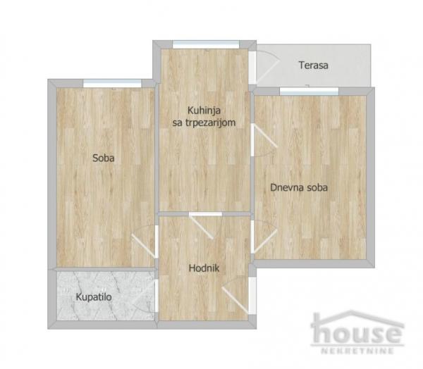 Slika 1 - Stan,NOVI SAD,CENTAR,kv: 63.00, € 180000, ID: 1063163