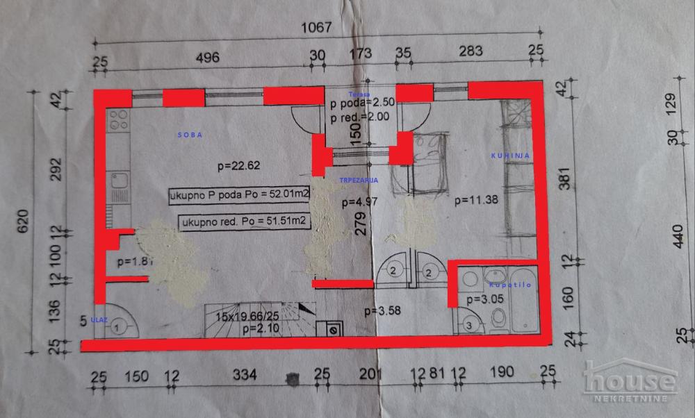 Slika 1 - Stan,NOVI SAD,GRBAVICA,kv: 49.00, € 128000, ID: 1063377