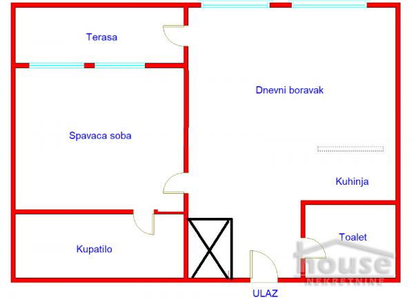 Slika 1 - Stan,NOVI SAD,TELEP,kv: 61.00, € 180000, ID: 1062664