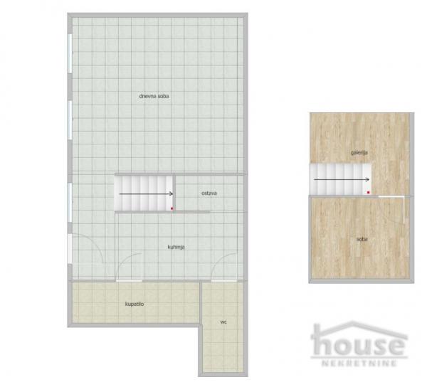 Slika 1 - Stan,NOVI SAD,CENTAR,kv: 58.00, € 185200, ID: 1063612