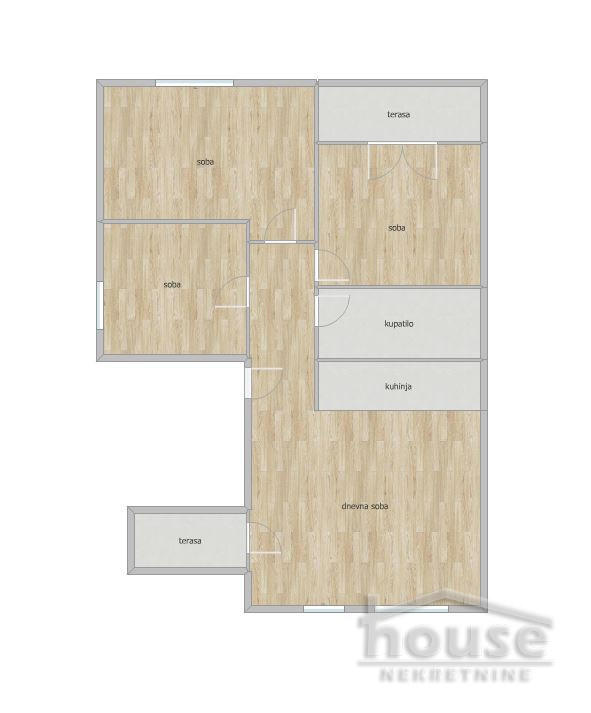 Slika 1 - Stan,NOVI SAD,ADICE,kv: 75.00, € 164800, ID: 1063745