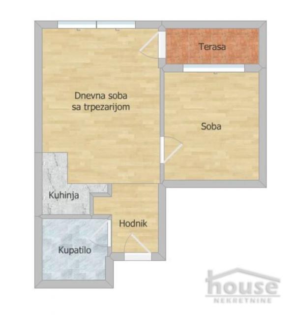 Slika 1 - Stan,NOVI SAD,ADICE,kv: 38.00, € 97850, ID: 1063159