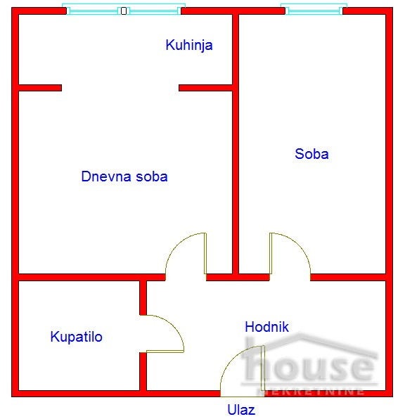 Slika 1 - Stan,NOVI SAD,CENTAR,kv: 38.00, € 154500, ID: 1057646