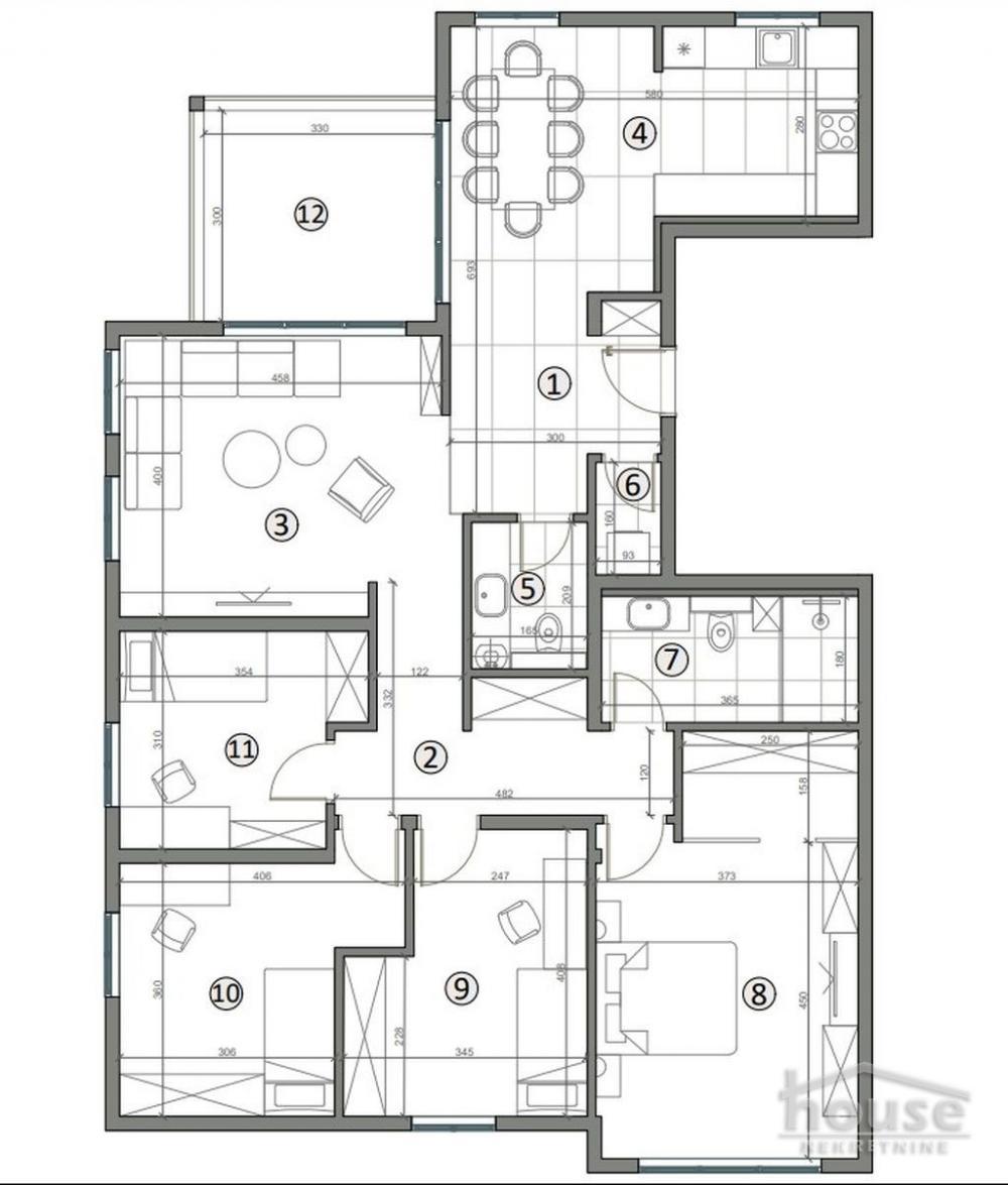 Glavna slika -Stan,NOVI SAD,TELEP,kv: 135.00, € 319800, ID: 1061259