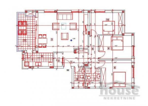 Slika 1 - Stan,PETROVARADIN,SADOVI,kv: 116.00, € 197150, ID: 1058665