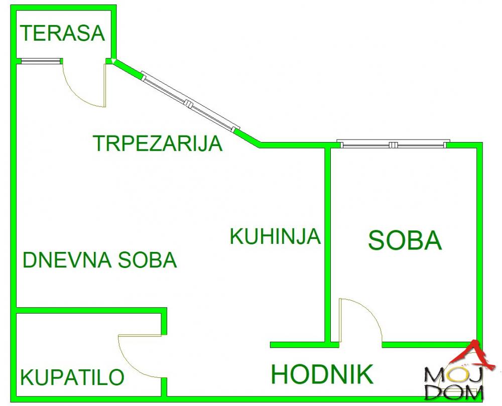 Slika 8 - Stan,NOVI SAD,GRBAVICA,kv: 34, € 130800, ID: 1030550