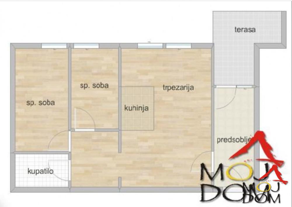 Slika 10 - Stan,NOVI SAD,NOVO NASELJE,kv: 50, € 113300, ID: 1029416