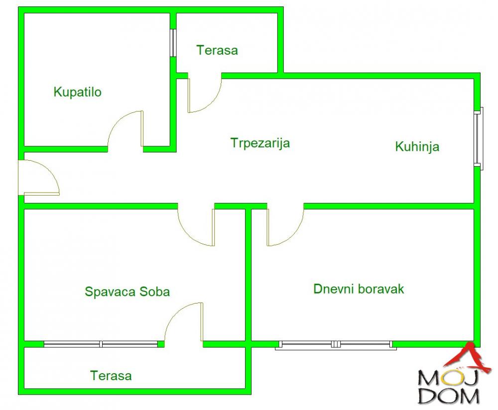 Slika 10 - Stan,NOVI SAD,BULEVAR,kv: 63, € 161400, ID: 1029934