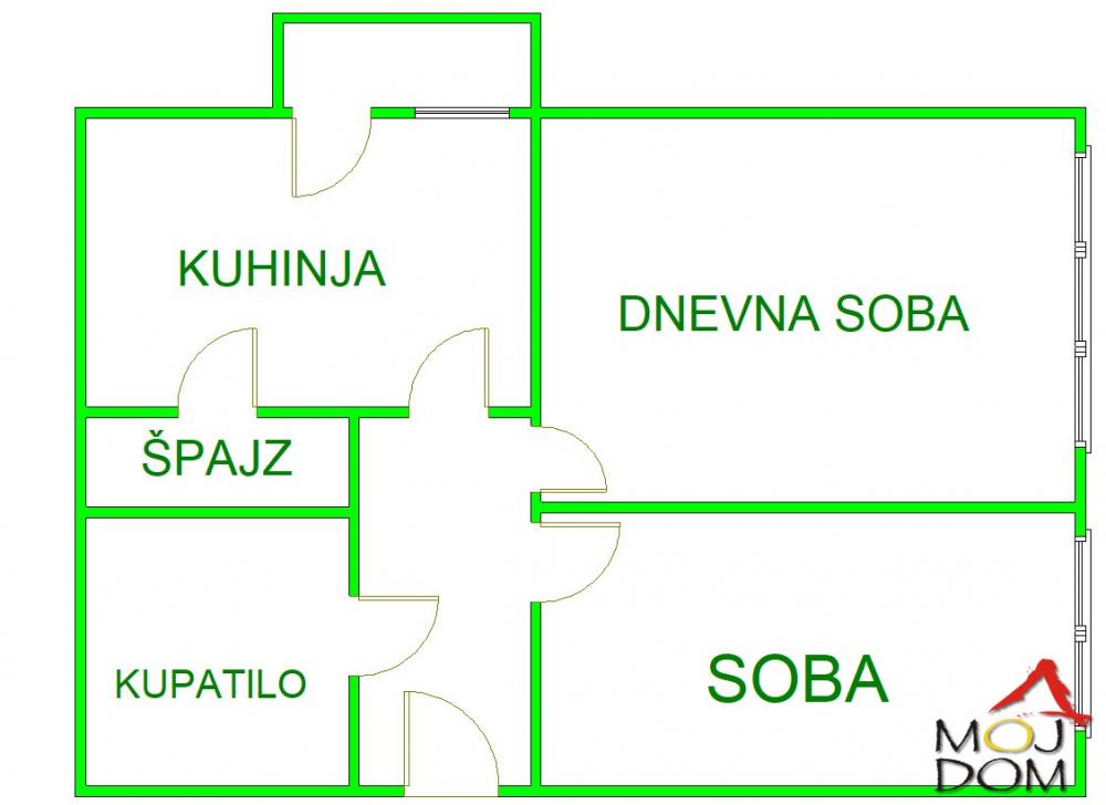 Slika 10 - Stan,NOVI SAD,STANICA,kv: 47, € 123600, ID: 1028029