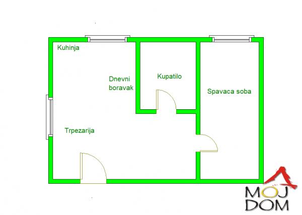 Slika 6 - Stan,NOVI SAD,ADICE,kv: 27, € 92700, ID: 1028707