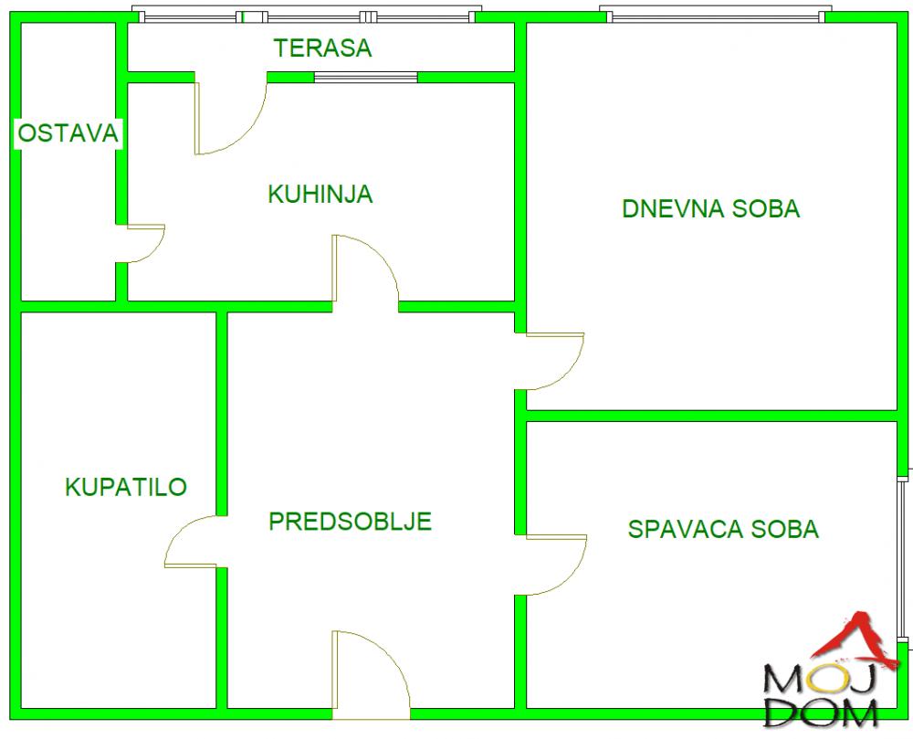 Slika 11 - Stan,NOVI SAD,SATELIT,kv: 46, € 99900, ID: 1026577